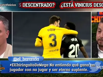 Matías Palacios: "Nadie defendió a Vinicius. Ningún compañero. Se siente solo" Matías Palacios: "Nadie defendió a Vinicius. Ningún compañero. Se siente solo"