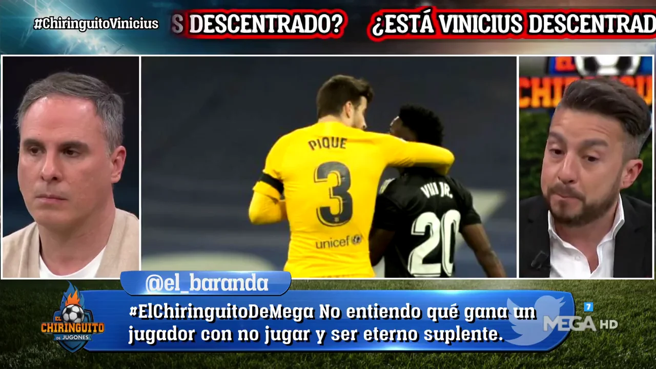 Mat&iacute;as Palacios: "Nadie defendi&oacute; a Vinicius. Ning&uacute;n compa&ntilde;ero. Se siente solo"