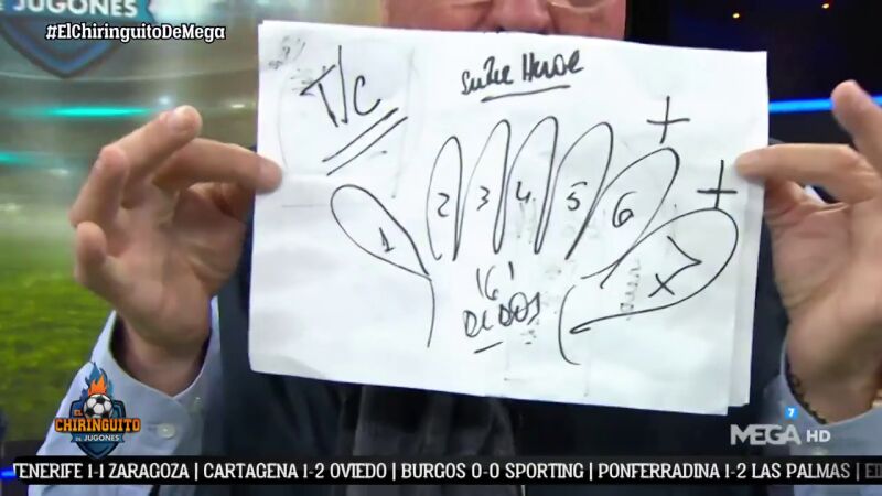 El dibujo de D'Alessandro para Courtois