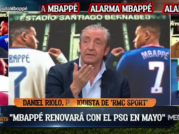 Josep Pedrerol: "Si Mbappé tuviera claro que se queda, ¿para qué iba a esperar hasta mayo?" Josep Pedrerol: "Si Mbappé tuviera claro que se queda, ¿para qué iba a esperar hasta mayo?"