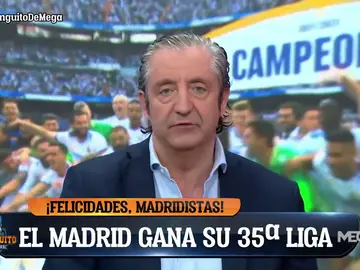 Josep Pedrerol: "¡Enhorabuena madridistas!" Josep Pedrerol: "¡Enhorabuena madridistas!"