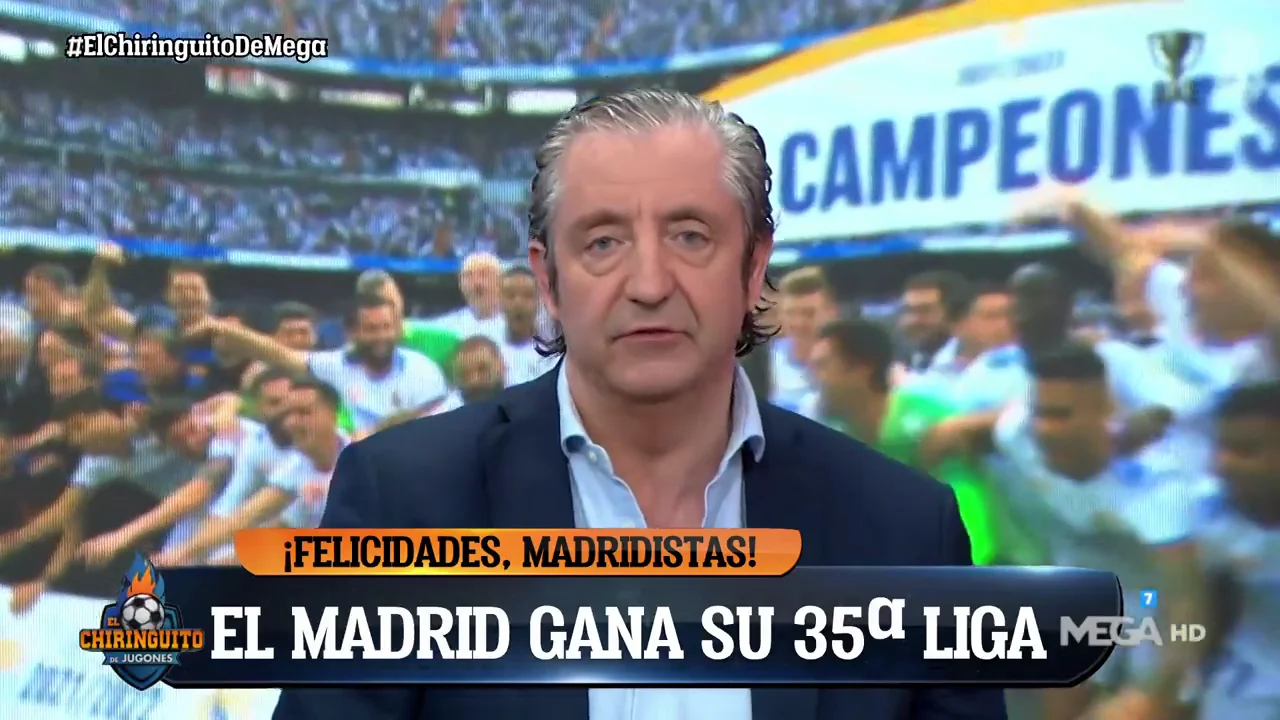 Josep Pedrerol: "&iexcl;Enhorabuena madridistas!"