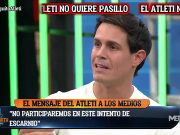 Edu Aguirre: "El Atleti lleva toda la vida buscando guerras que no existen" Edu Aguirre: "El Atleti lleva toda la vida buscando guerras que no existen"