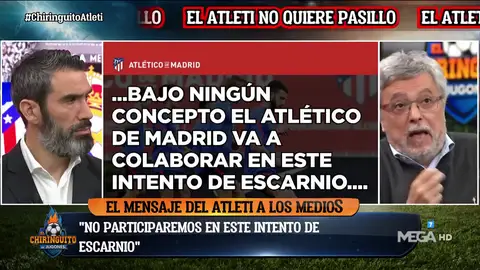 Damián González: "En parte, me veo identificado con el mensaje del Atleti" Damián González: "En parte, me veo identificado con el mensaje del Atleti"