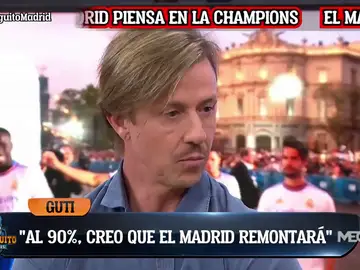 Guti: &quot;Creo que el Madrid remontará al 90%&quot;