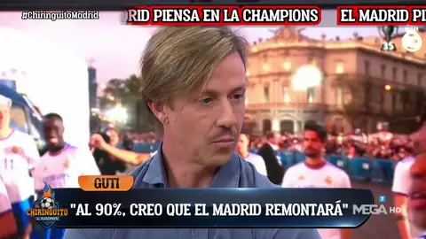 Guti: "Creo que el Madrid remontará al 90%" Guti: "Creo que el Madrid remontará al 90%"
