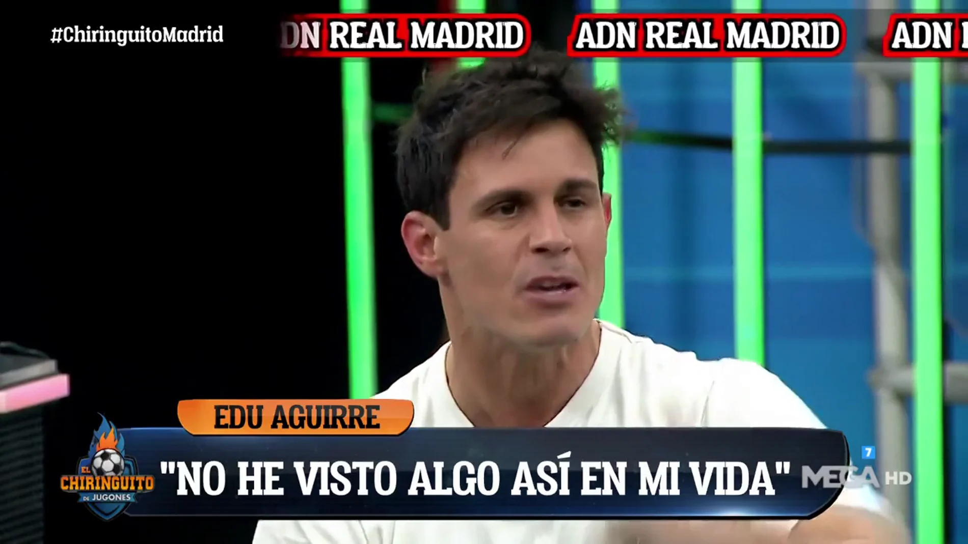 Edu Aguirre: "El fútbol y el Real Madrid son lo mejor que hay"