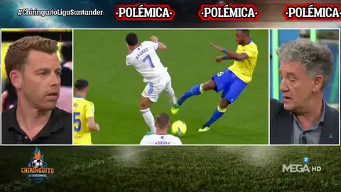 Rafa Guerrero: "La entrada de Hazard es roja" Rafa Guerrero: "La entrada de Hazard es roja"