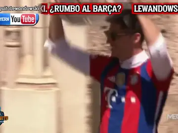 Lewandowski... de azulgrana Lewandowski... de azulgrana
