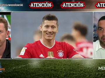 José Álvarez: "En el Barça son optimistas con Lewandowski" José Álvarez: "En el Barça son optimistas con Lewandowski"