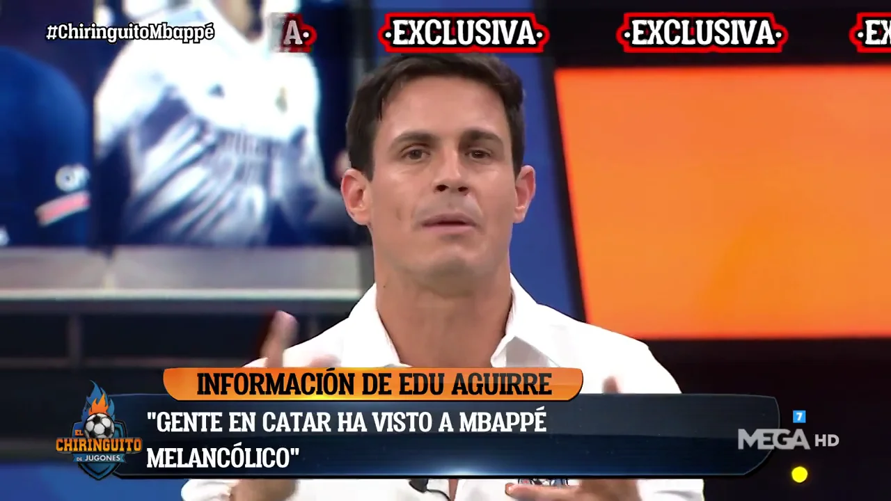 Edu Aguirre: "Mbapp&eacute; estaba melanc&oacute;lico en Catar"