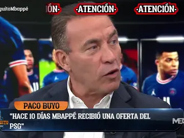 Buyo: "El pesimismo en Catar con Mbappé es absoluto" Buyo: "El pesimismo en Catar con Mbappé es absoluto"