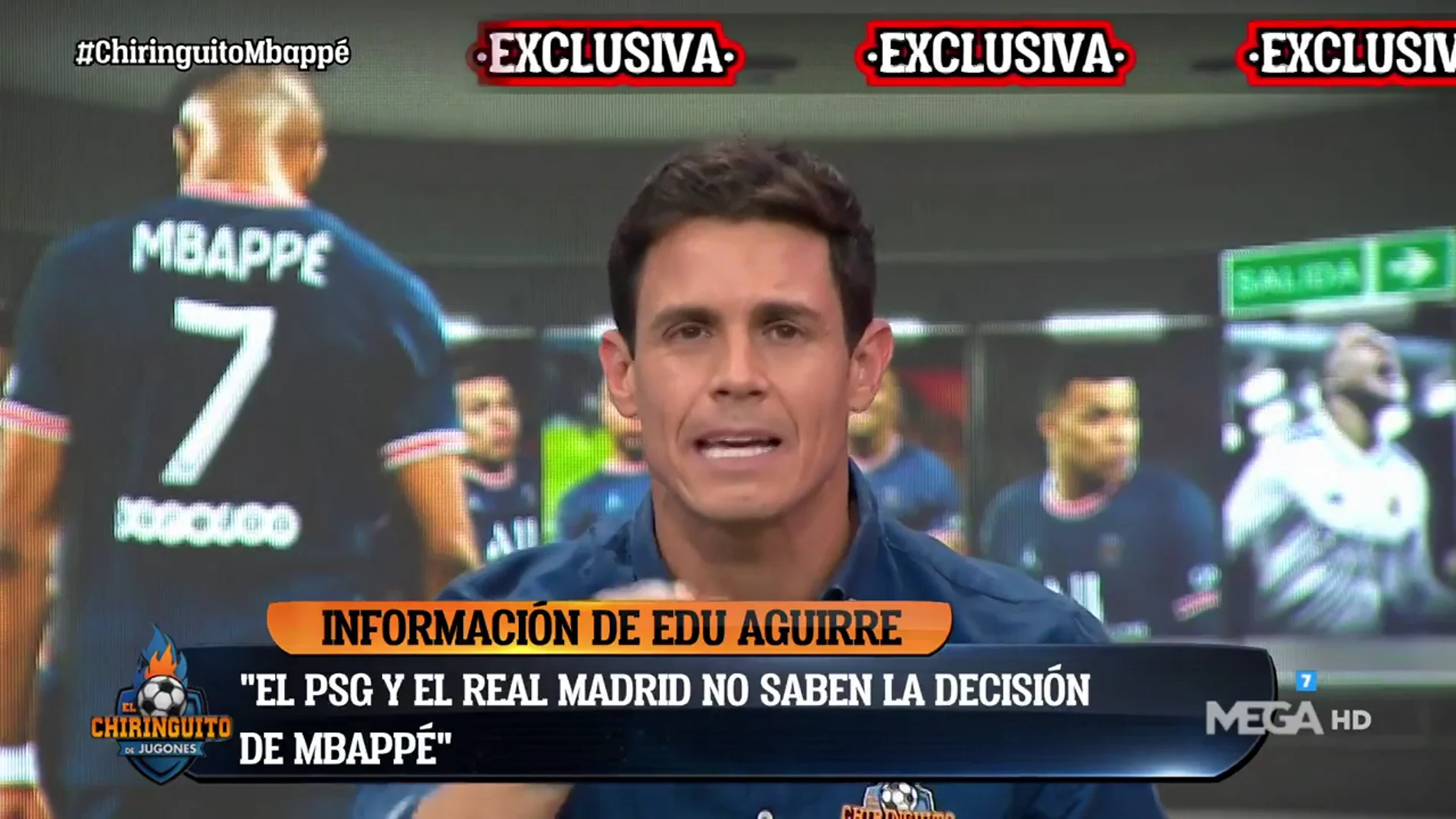 Edu Aguirre: "En el Madrid y PSG no conocen la decisión de Mbappé"