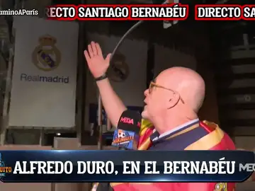 Alfredo Duro se despide del Bernabéu