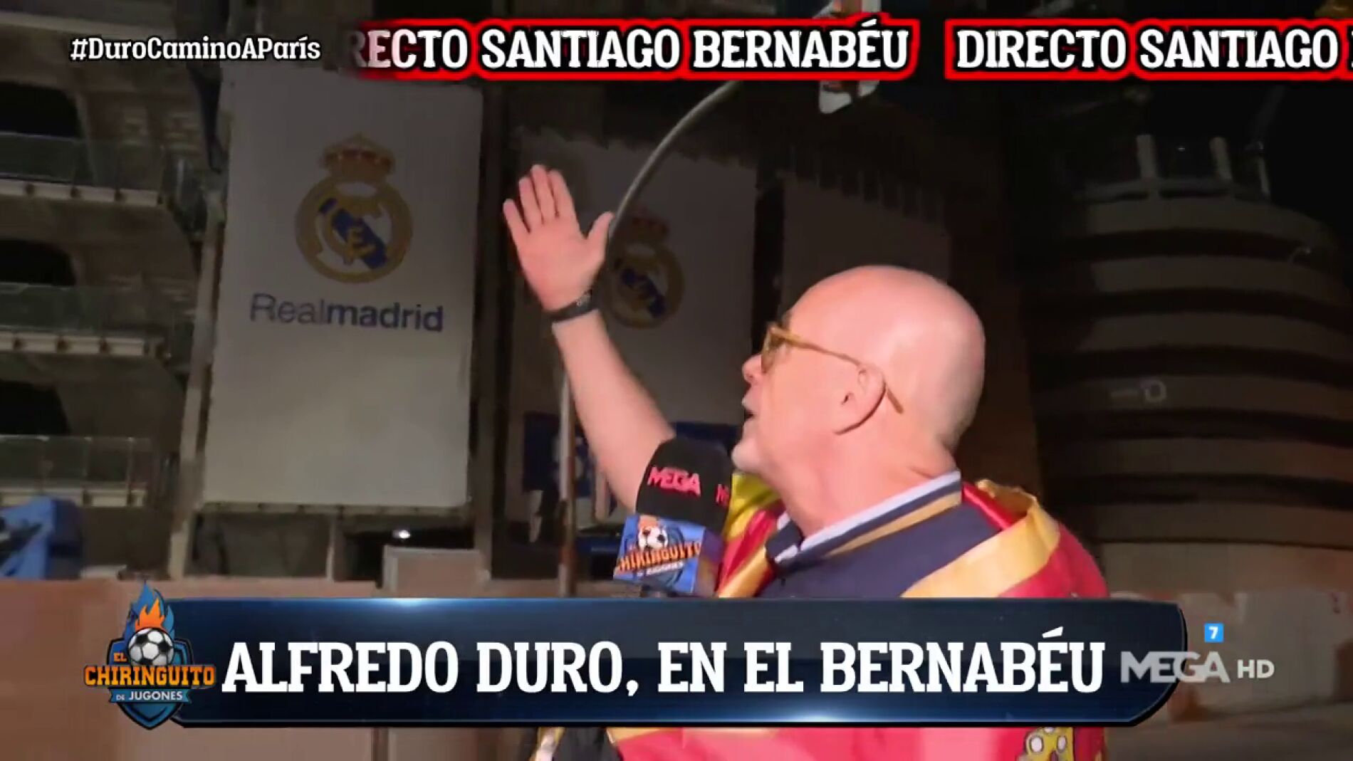 Alfredo Duro se despide del Bernabéu
