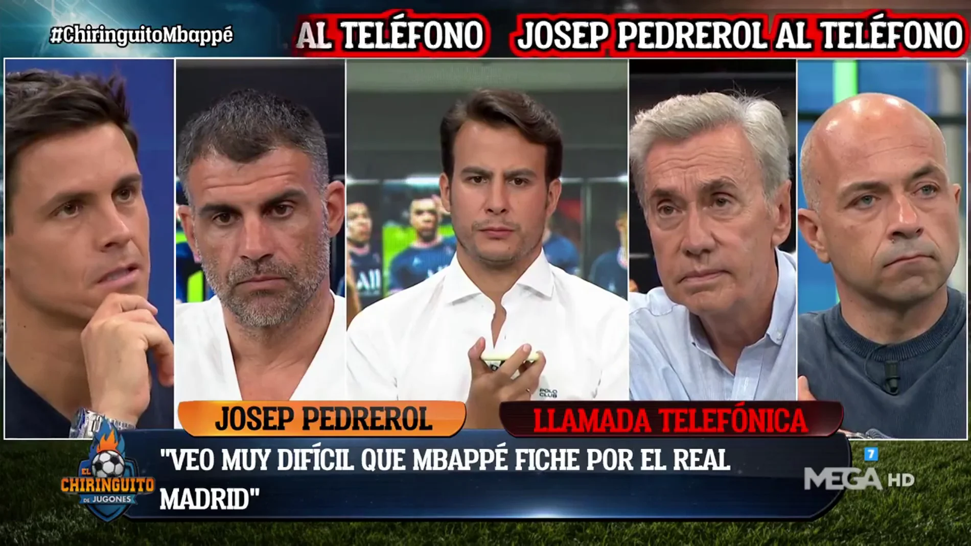 Josep Pedrerol: "Veo muy difícil que Mbappé juegue en el Real Madrid"