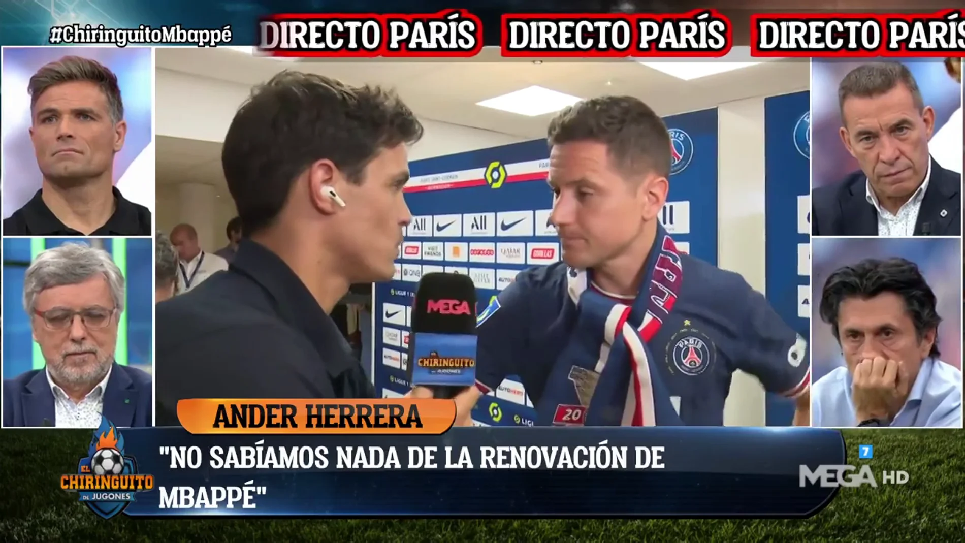 Ander Herrera: "Nos hemos enterado a la vez que vosotros"