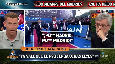 Jota Jordi: "Ya está bien de que el PSG juegue con otras leyes" Jota Jordi: "Ya está bien de que el PSG juegue con otras leyes"