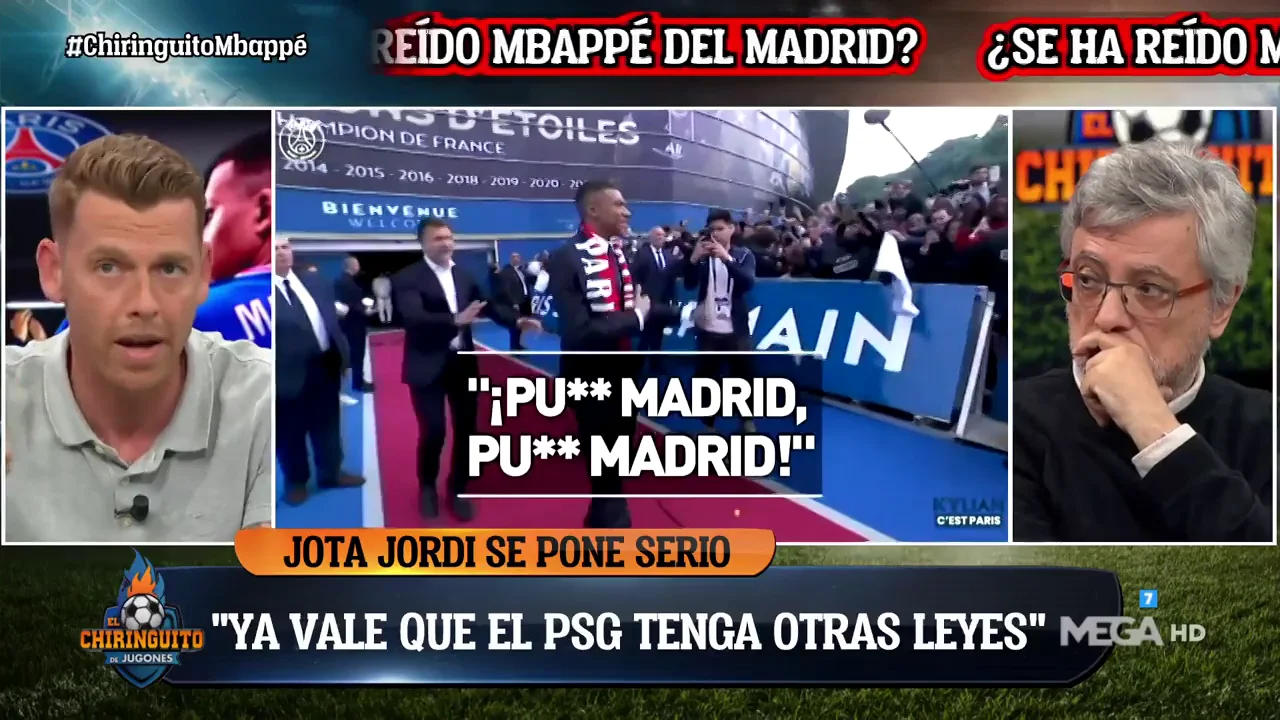 Jota Jordi: "Ya est&aacute; bien de que el PSG juegue con otras leyes"