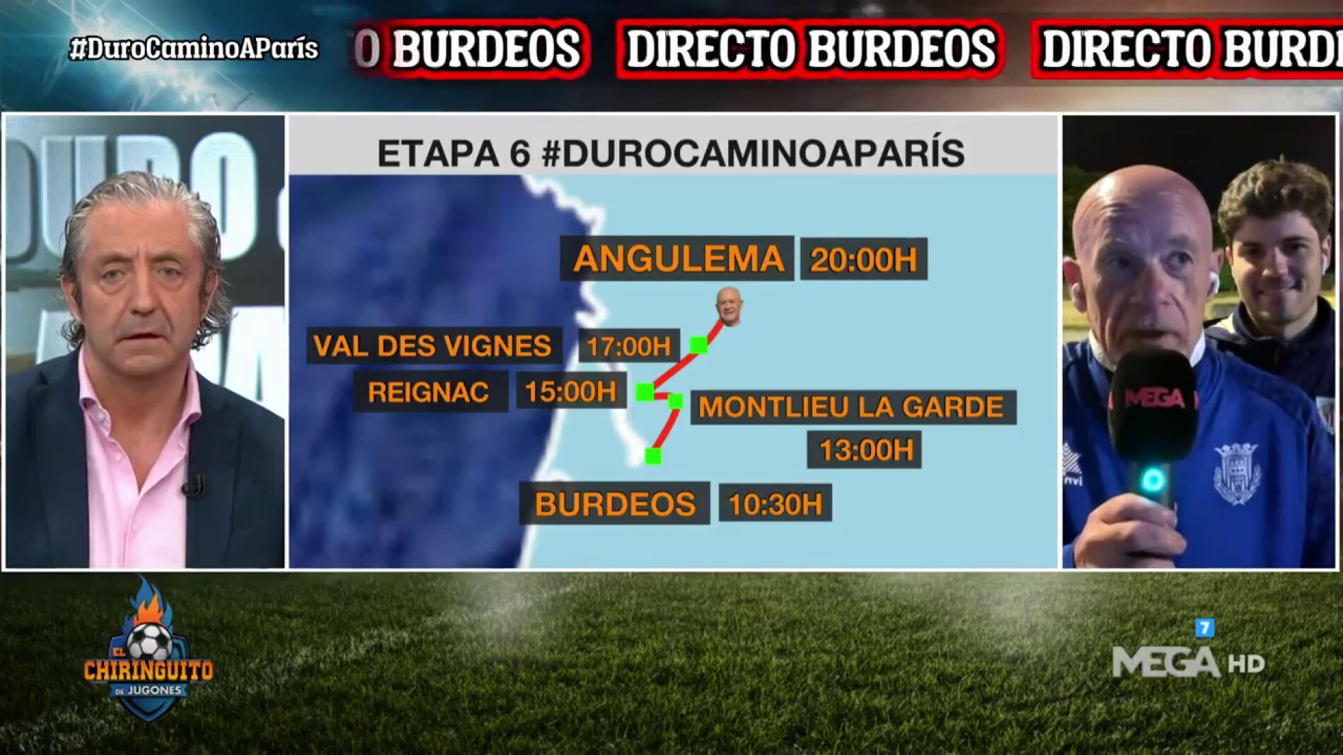 Las etapas del sexto día del camino de Alfredo Duro