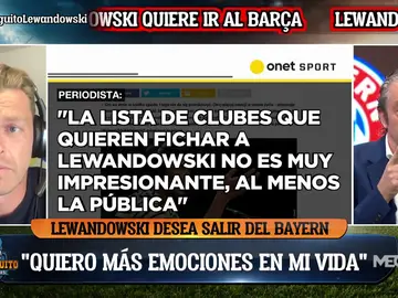 Jota Jordi: "Los madridistas tienen miedo al fichaje de Lewandowski" Jota Jordi: "Los madridistas tienen miedo al fichaje de Lewandowski"