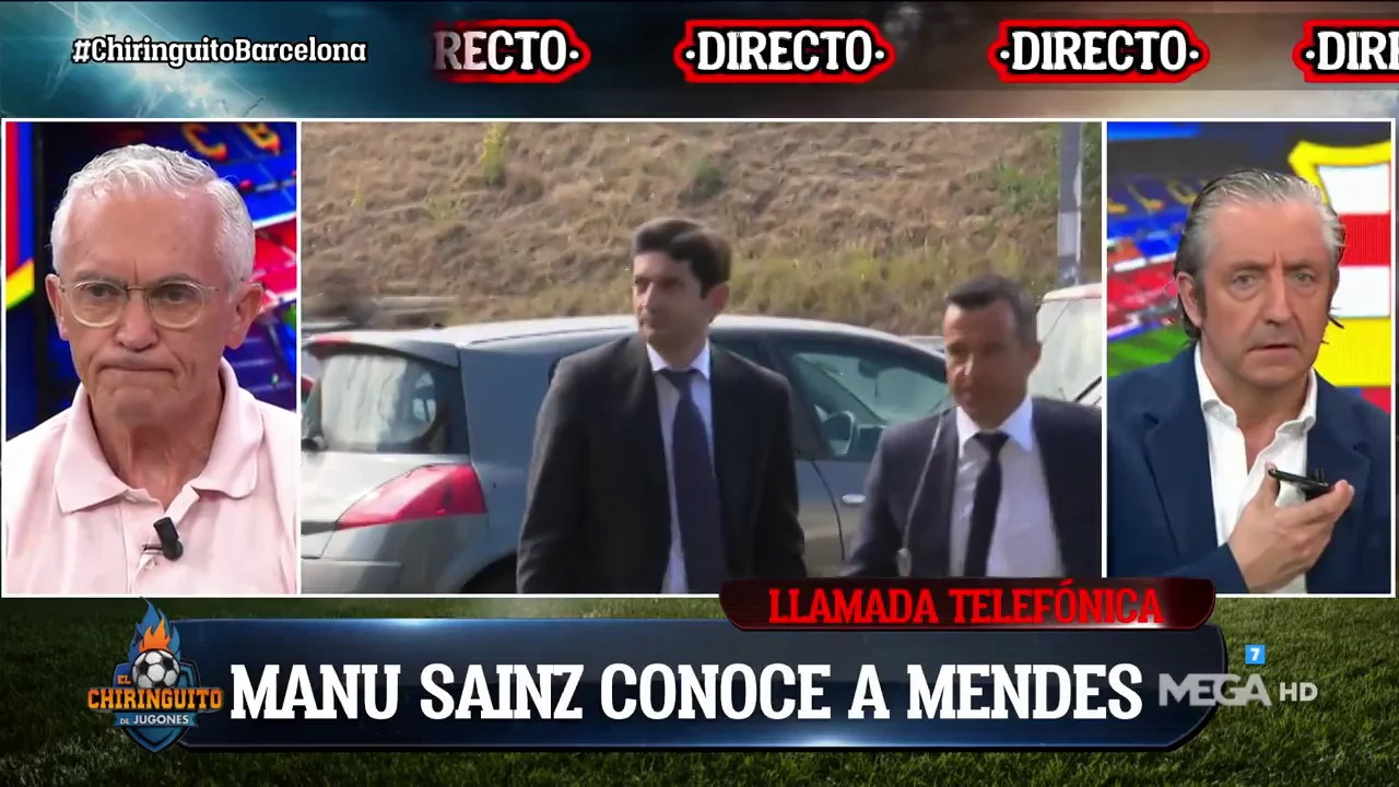 Manu Sainz: "El la reuni&oacute;n Bar&ccedil;a - Mendes han hablado de Nico y Alejandro Balde"
