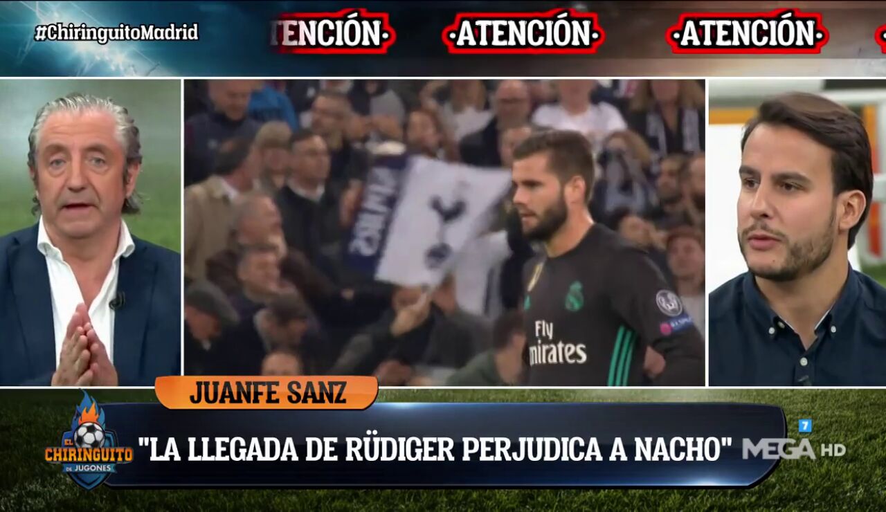 Juanfe Sanz: "Nacho y Ancelotti tienen que tener una conversación muy importante"