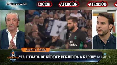 Juanfe Sanz: "Nacho y Ancelotti tienen que tener una conversación muy importante" Juanfe Sanz: "Nacho y Ancelotti tienen que tener una conversación muy importante"
