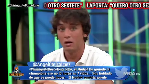 Darío Montero: "Si el Barça junta a Lewandowski, Ansu, Raphinha... es candidato a ganar la Champions" Darío Montero: "Si el Barça junta a Lewandowski, Ansu, Raphinha... es candidato a ganar la Champions"