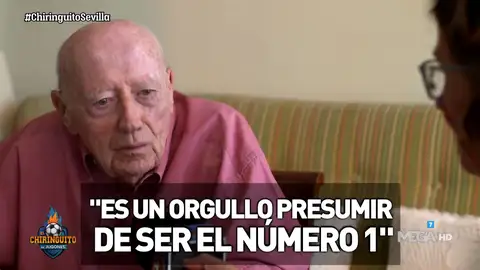 Domingo Muñoz, el socio nº1 del Sevilla Domingo Muñoz, el socio nº1 del Sevilla