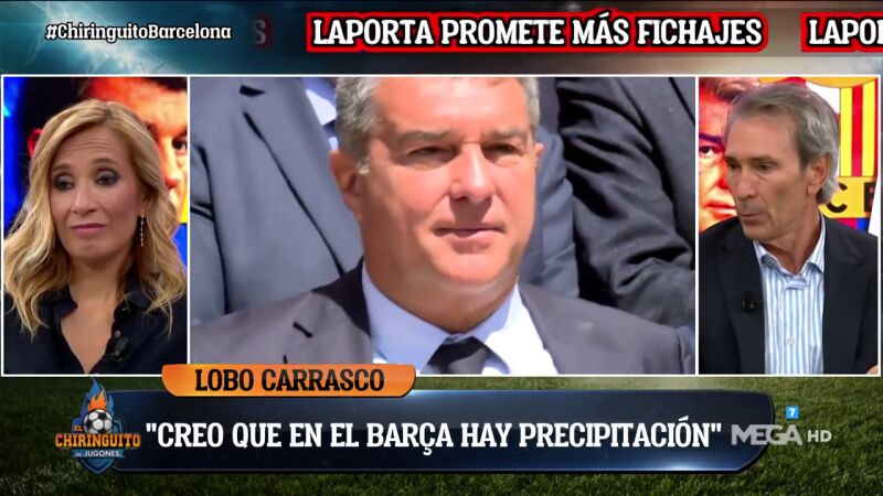 El Lobo Carrasco pide tranquilidad a Laporta