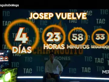 La cuenta atrás para el regreso de Josep Pedrerol La cuenta atrás para el regreso de Josep Pedrerol