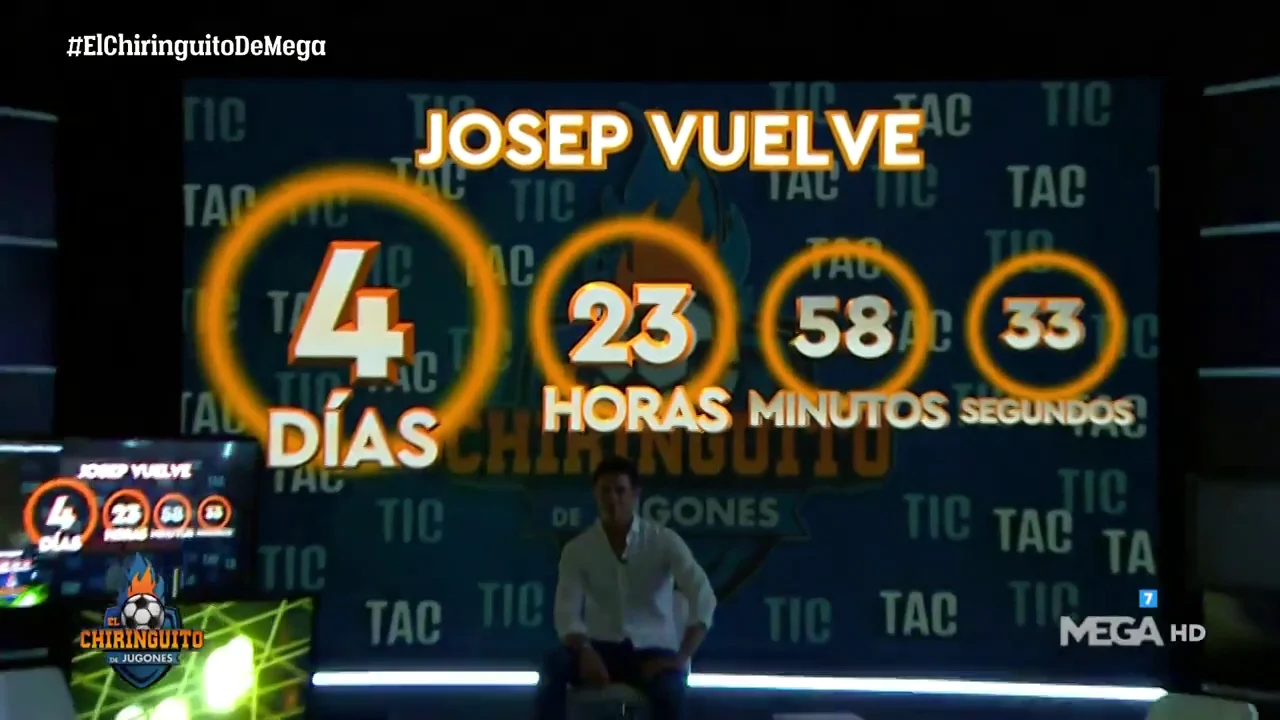 La cuenta atrás para el regreso de Josep Pedrerol La cuenta atrás para el regreso de Josep Pedrerol