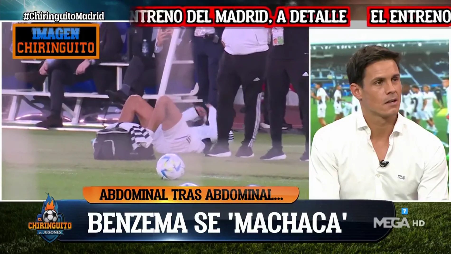 La brutal imagen de Benzema antes de la Supercopa