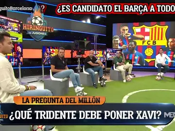 Los tertulianos eligen tridente para el Barça Los tertulianos eligen tridente para el Barça