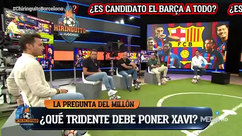 Los tertulianos eligen tridente para el Barça Los tertulianos eligen tridente para el Barça