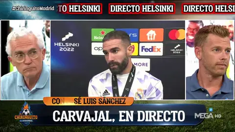 La brutal entrevista a Carvajal tras la Supercopa La brutal entrevista a Carvajal tras la Supercopa