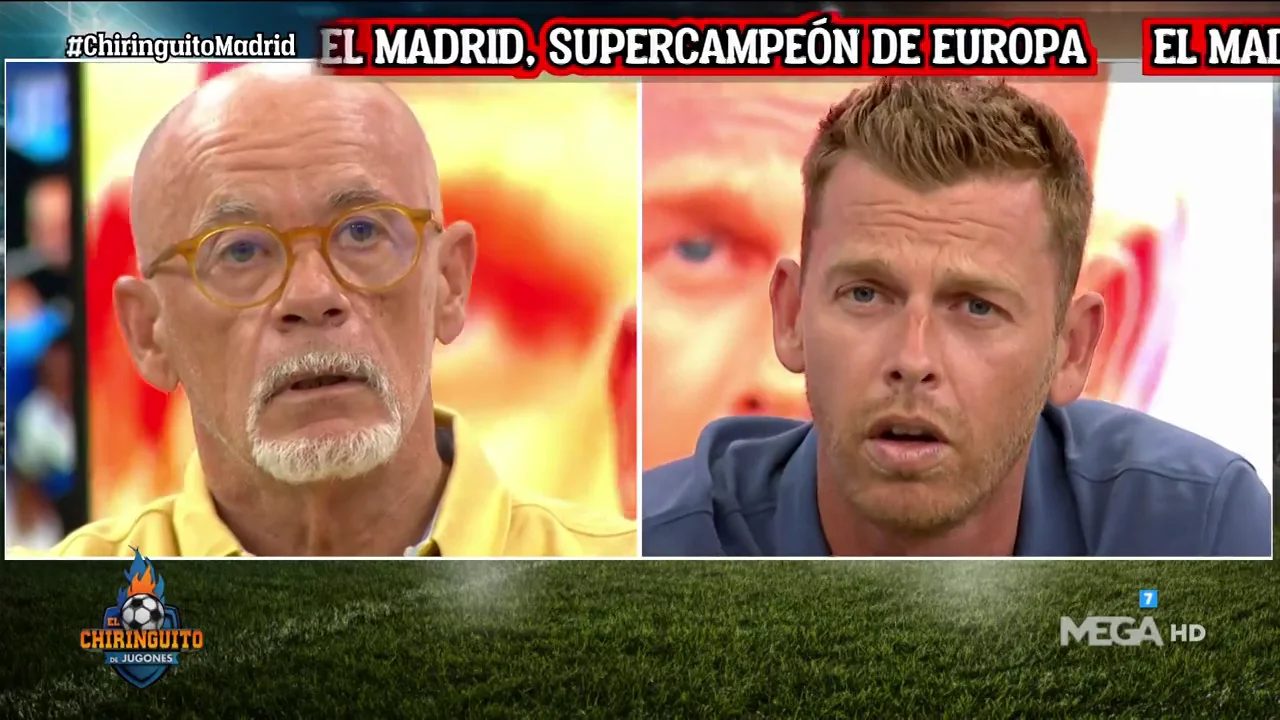 Alfredo Duro se calienta con Jota Jordi