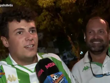 Ilusión entre la afición bética Ilusión entre la afición bética