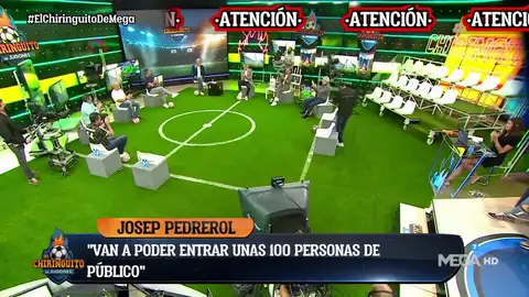 100 personas podrán entrar en el plató de El Chiringuito 100 personas podrán entrar en el plató de El Chiringuito