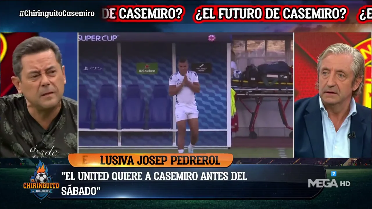 "Casemiro se arrepentir&aacute; si se va al Manchester"