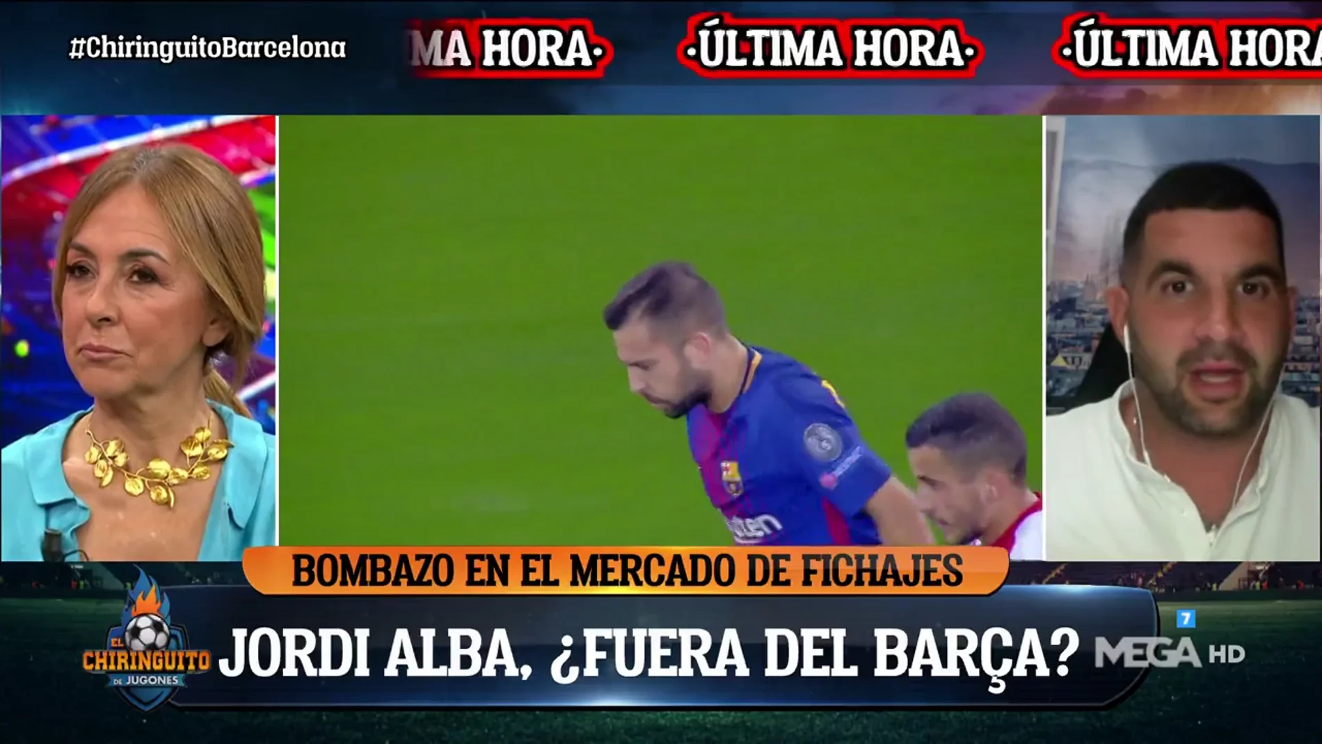 "Jordi Alba se entera esta tarde del acuerdo Barça-Inter"