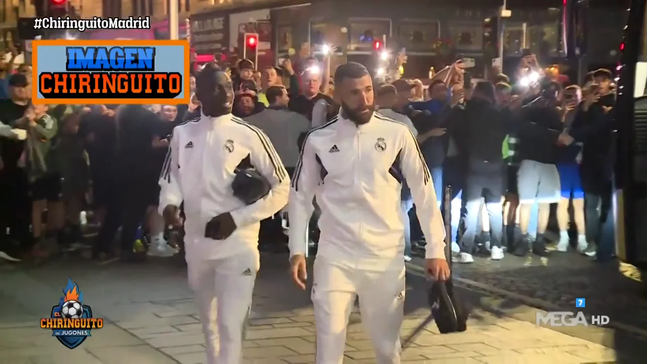 Caos en la llegada del Real Madrid a Glasgow