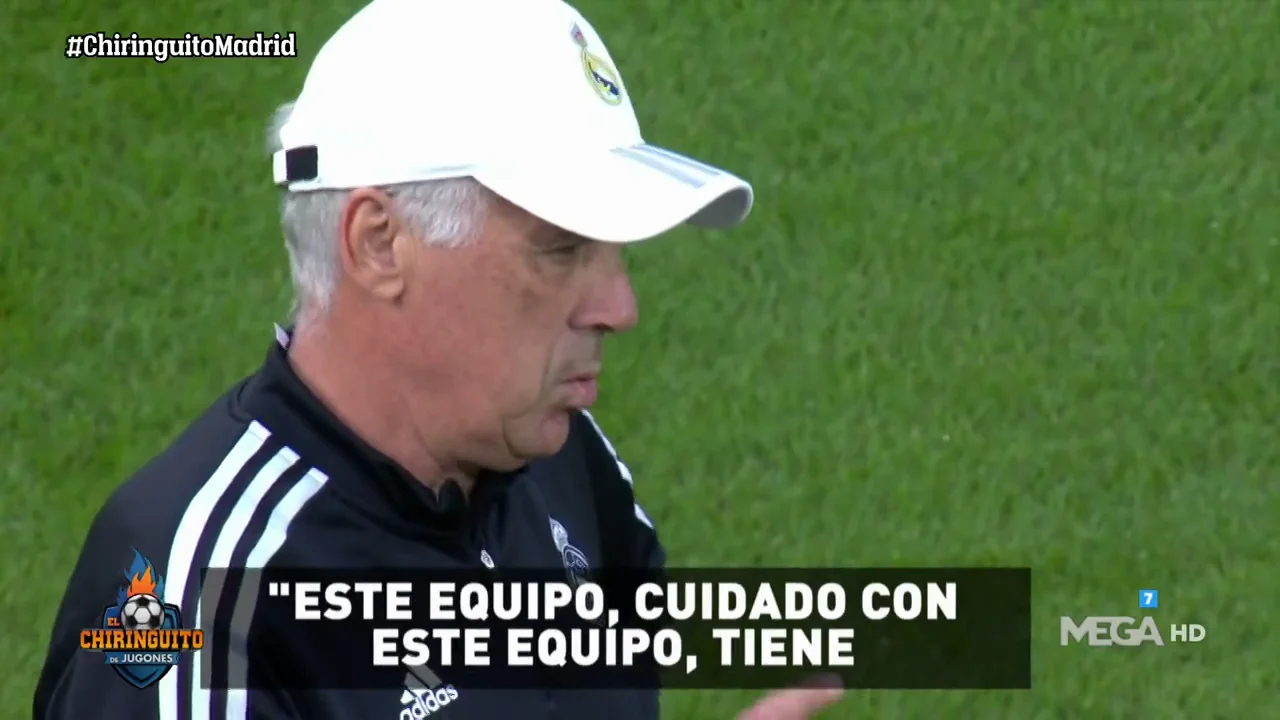 Asi ha sido la charla de Ancelotti a sus jugadores