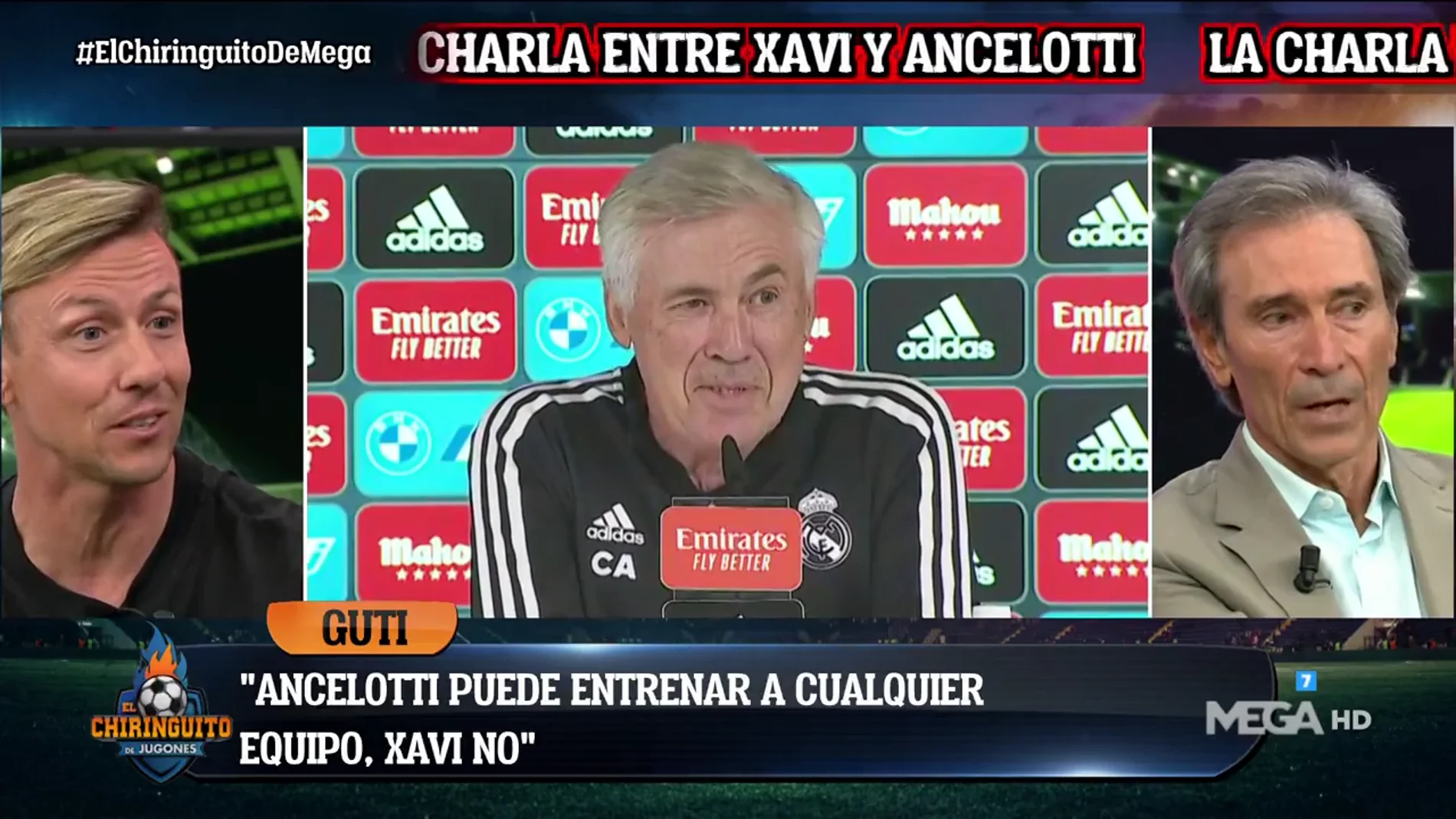 "Ancelotti puede entrenar a cualquier equipo, Xavi no"