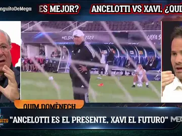 "Ancelotti es el presente y Xavi es el futuro" "Ancelotti es el presente y Xavi es el futuro"