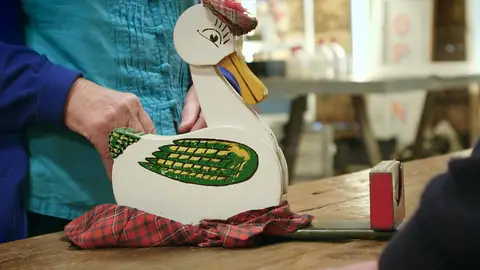 El pato mágico La tienda de las restauraciones