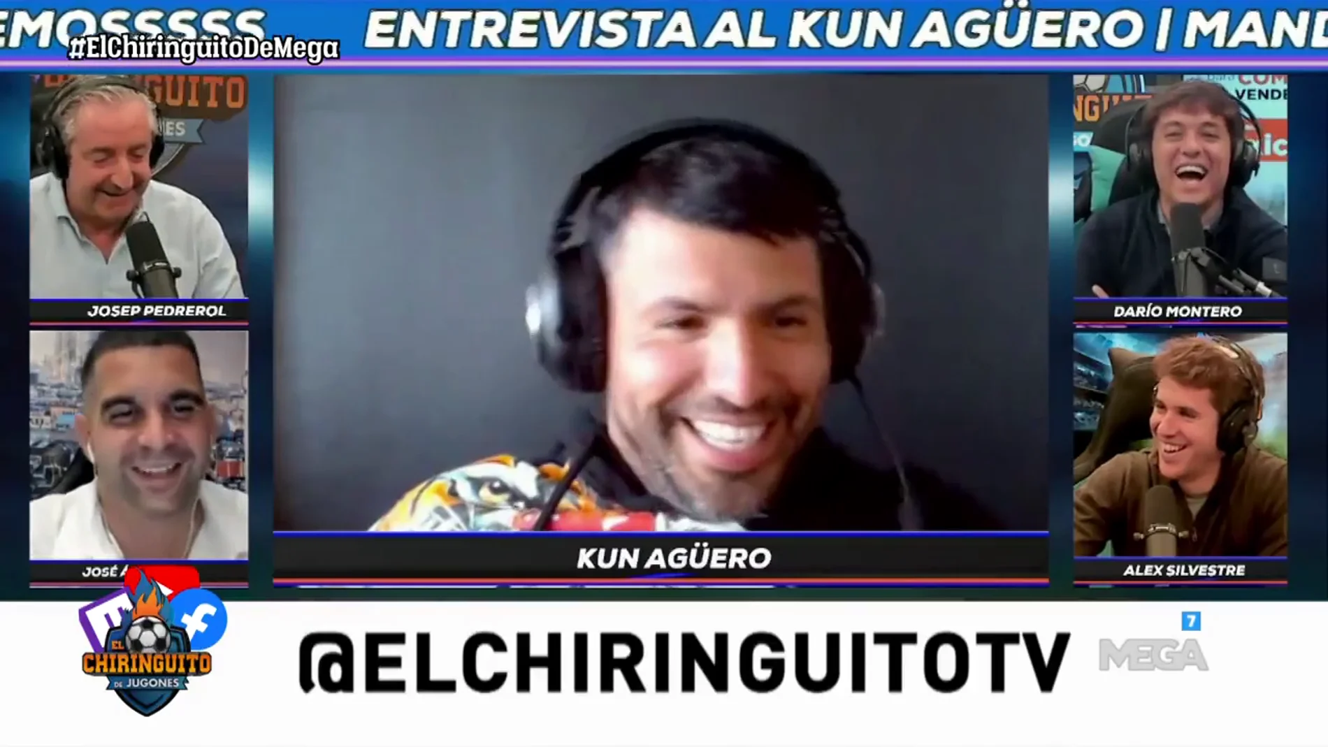 Kun Agüero nos regala momentos en El Chiringuito