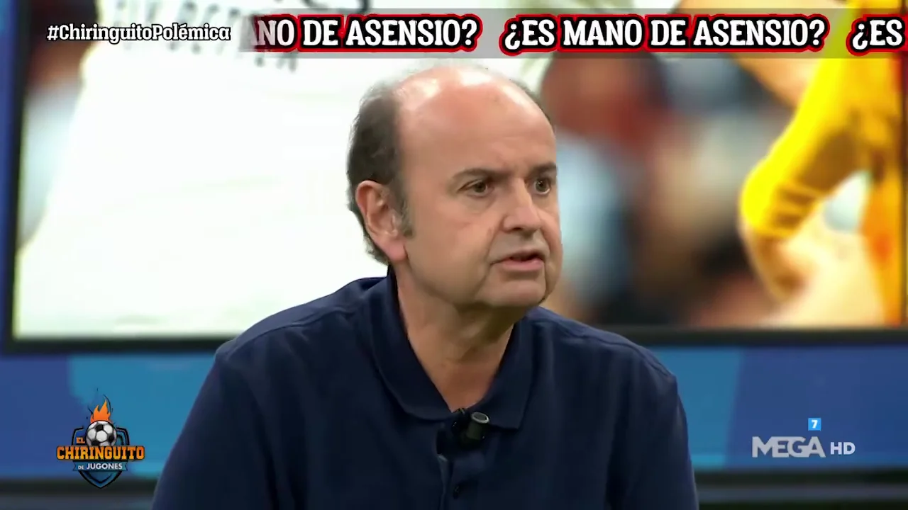 El tertuliano muy enfadado