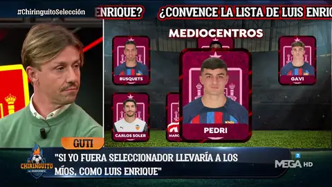 La lista de la Selección de Guti La lista de la Selección de Guti